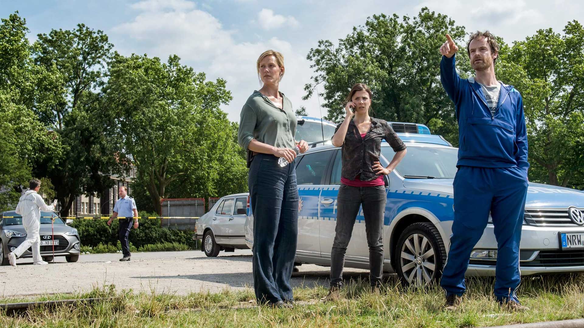 Still Film Tatort Hundstage mit Joerg Hartmann, Anna Schudt und Aylin Tezel